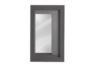 UNDISM - Rectangular framed wall-mounted wooden mirror by JCP UNIVERSE - view 2
